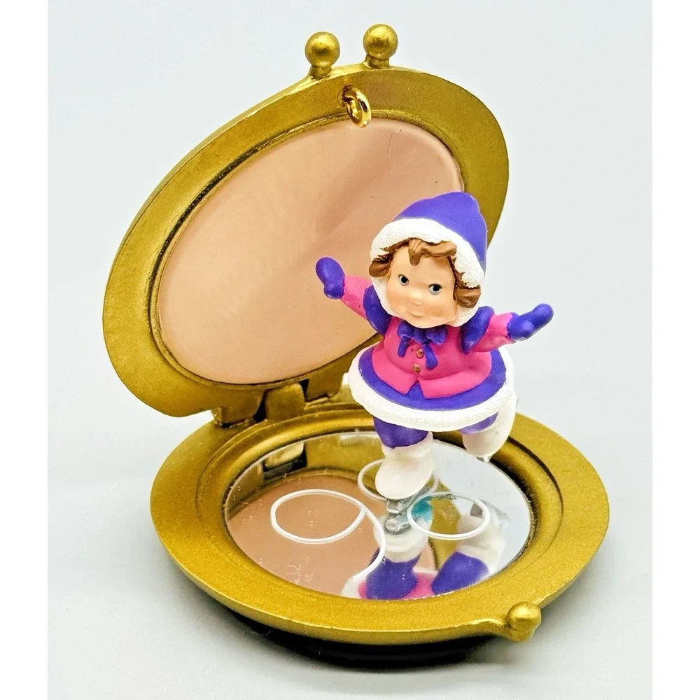 Hallmark Keepsake Compact Skater Beverly Teddy Elegance on Ice 1990s Lot of 3